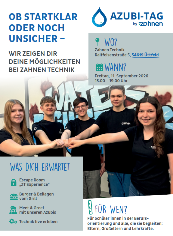 Flyer Azubi-Tag 2026 Vorderseite